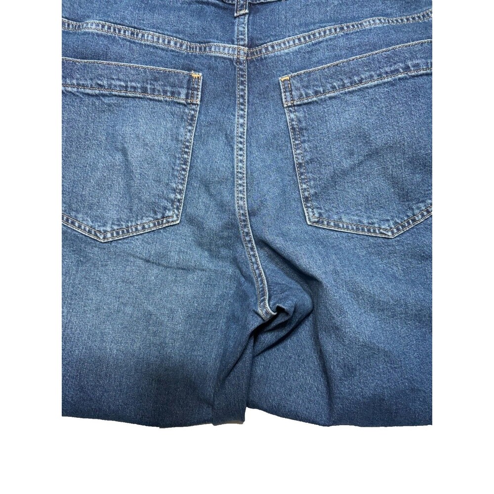 Gap 90s Loose Cargo Jeans Womens 32/14 Short Mid Rise Wide Leg Y2K Denim - Picture 8 of 14